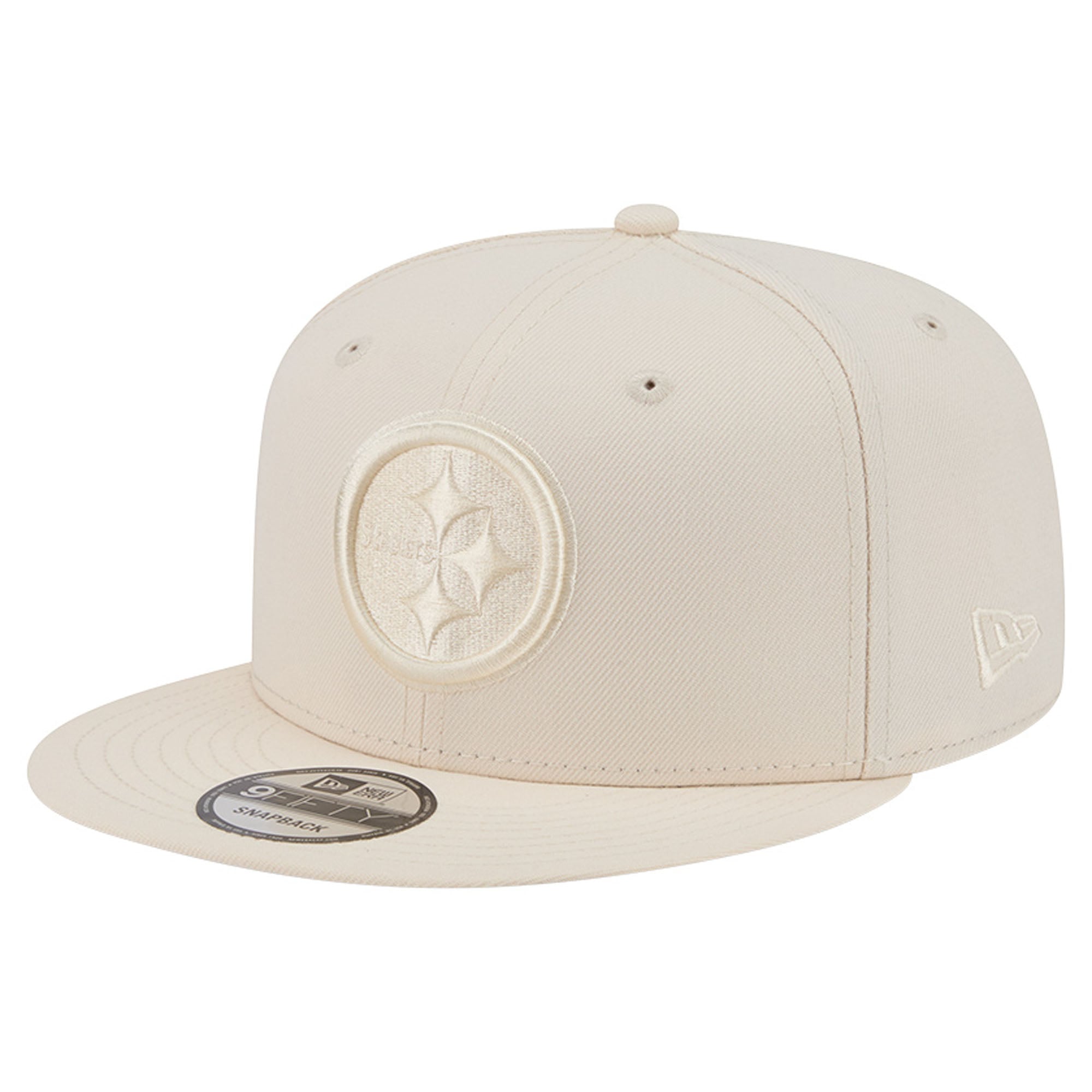 Men's New Era Cream Pittsburgh Steelers Color Pack 9FIFTY Snapback Hat