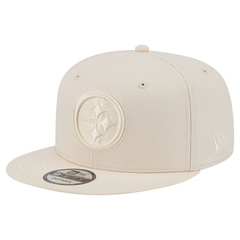 Men's New Era Cream Pittsburgh Steelers Color Pack 9FIFTY Snapback Hat