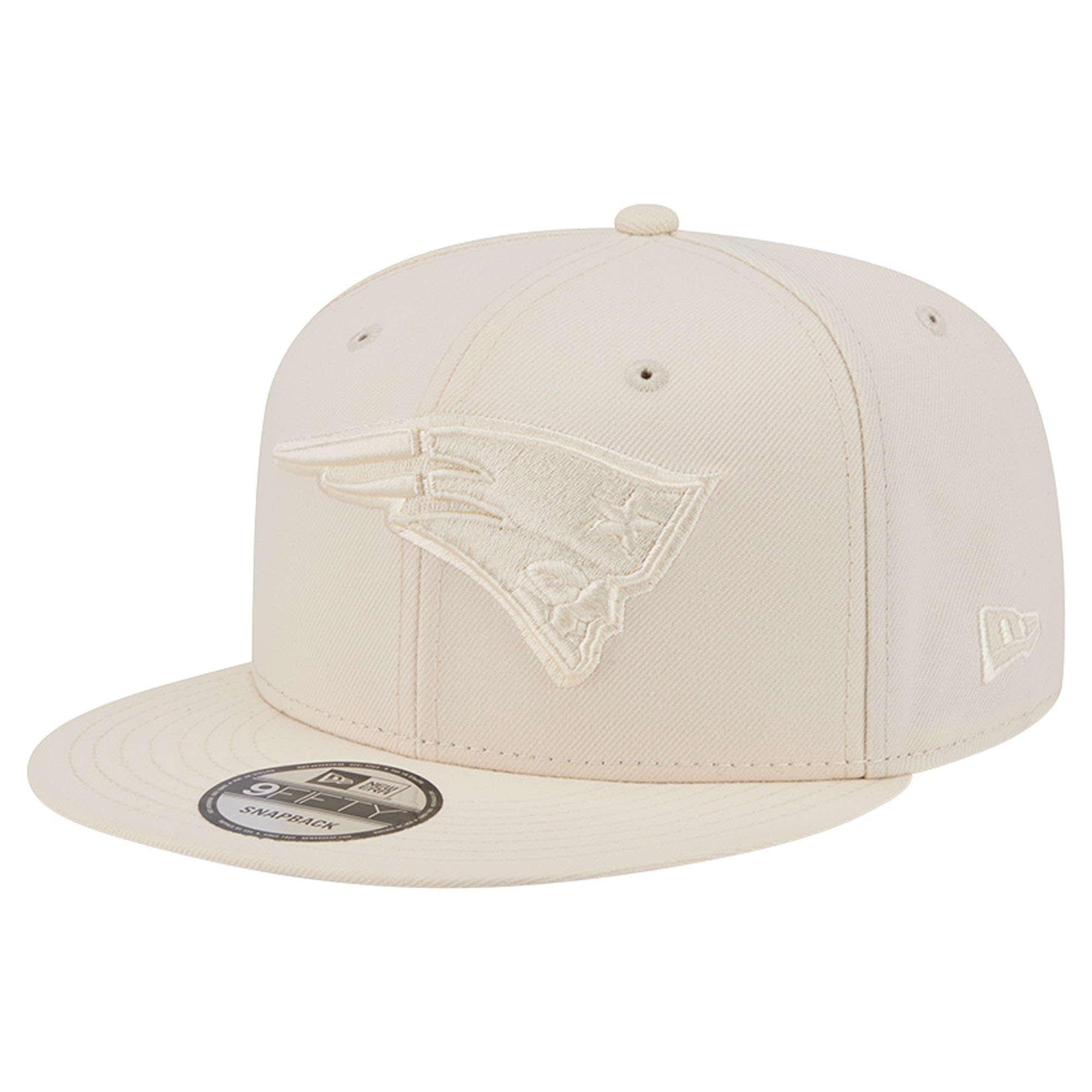 Men's New Era Cream New England Patriots Color Pack 9FIFTY Snapback Hat