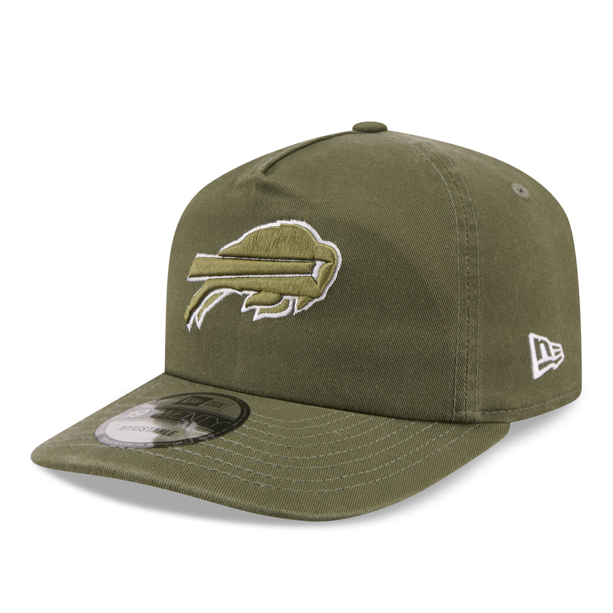 Men's New Era Olive Buffalo Bills Color Pack 19TWENTY Adjustable Hat