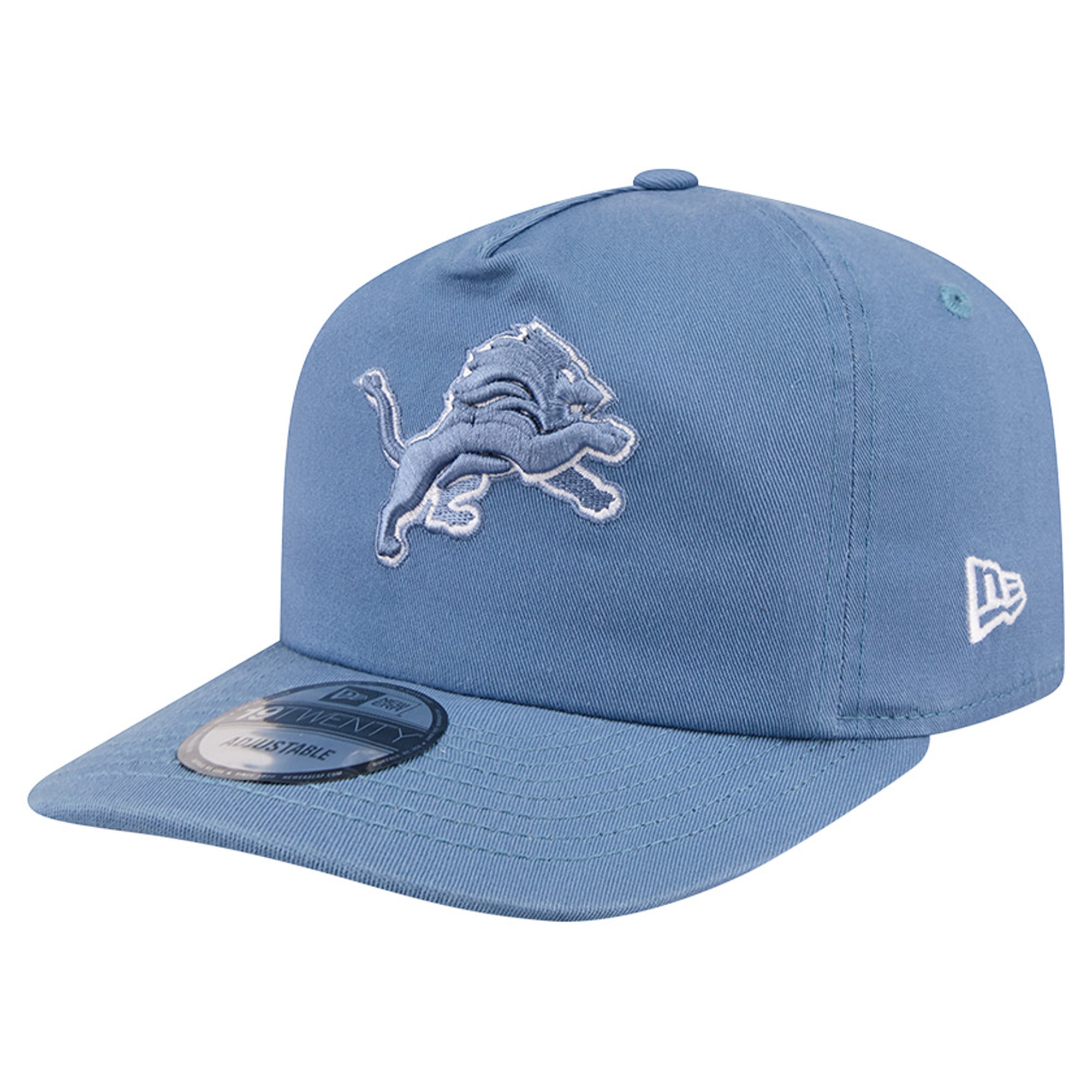 Men's New Era Blue Detroit Lions Color Pack 19TWENTY Adjustable Hat