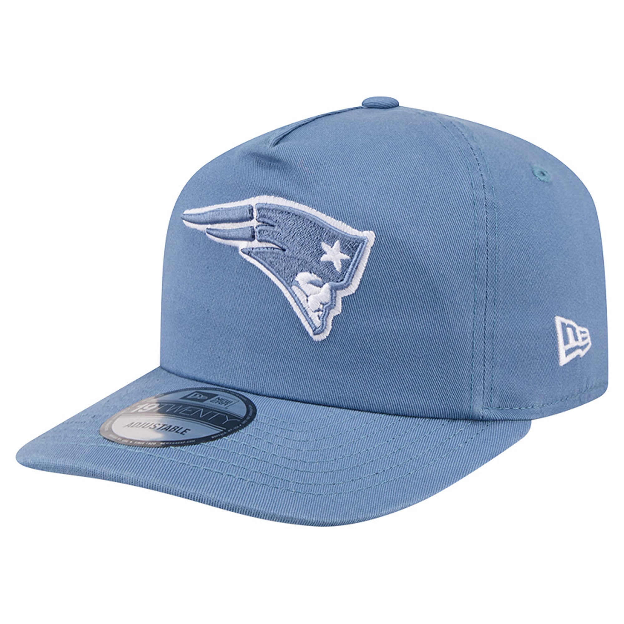 Men's New Era Blue New England Patriots Color Pack 19TWENTY Adjustable Hat