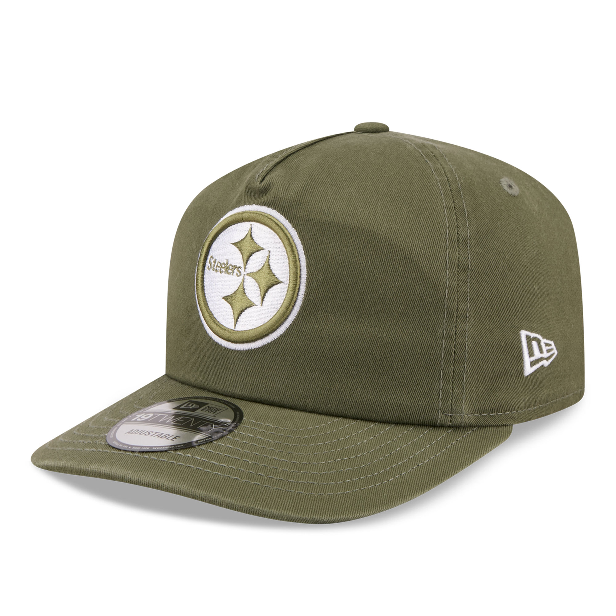 Men’s New Era Olive Pittsburgh Steelers Color Pack 19TWENTY Adjustable Hat Men’s New Era Olive Pittsburgh Steelers Color Pack 19TWENTY Adjustable Hat