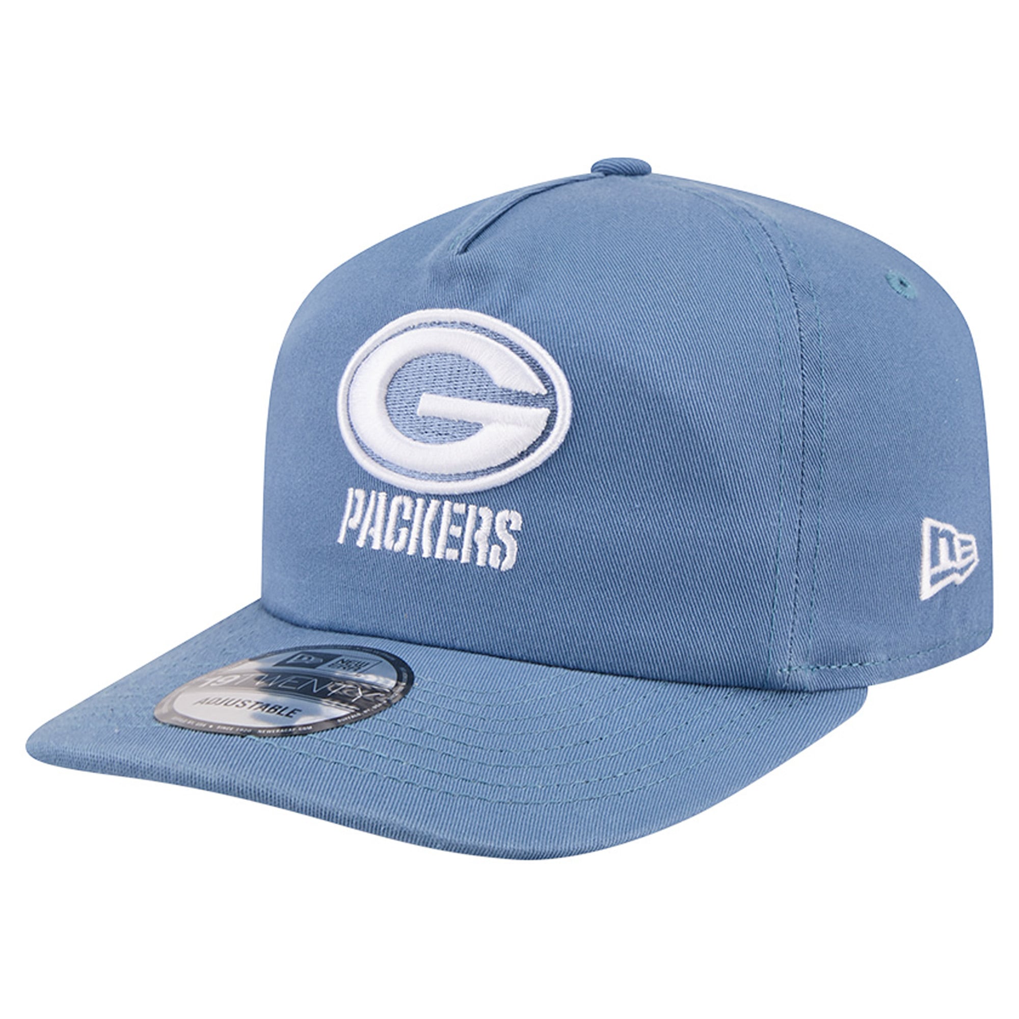 Men's New Era Blue Green Bay Packers Color Pack 19TWENTY Adjustable Hat