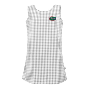 Girls Toddler Garb  Gray Florida Gators Woven Gingham Dress