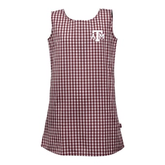 Girls Toddler Garb  Maroon Texas A&M Aggies Woven Gingham Dress
