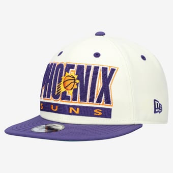 Youth New Era Cream/Purple Phoenix Suns Classic 9FIFTY Snapback Hat