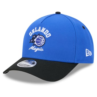 Youth New Era Blue Orlando Magic Arch 9FORTY A-Frame M-Crown Adjustable Hat
