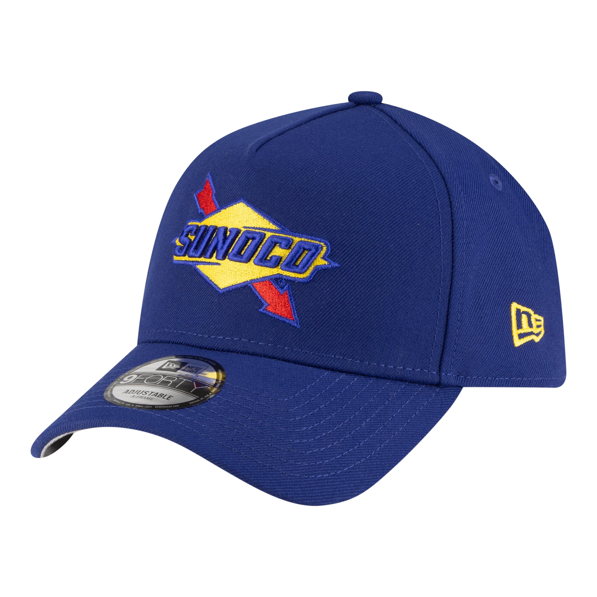 Men's New Era  Blue NASCAR Sunoco 9FORTY A-Frame Adjustable Hat