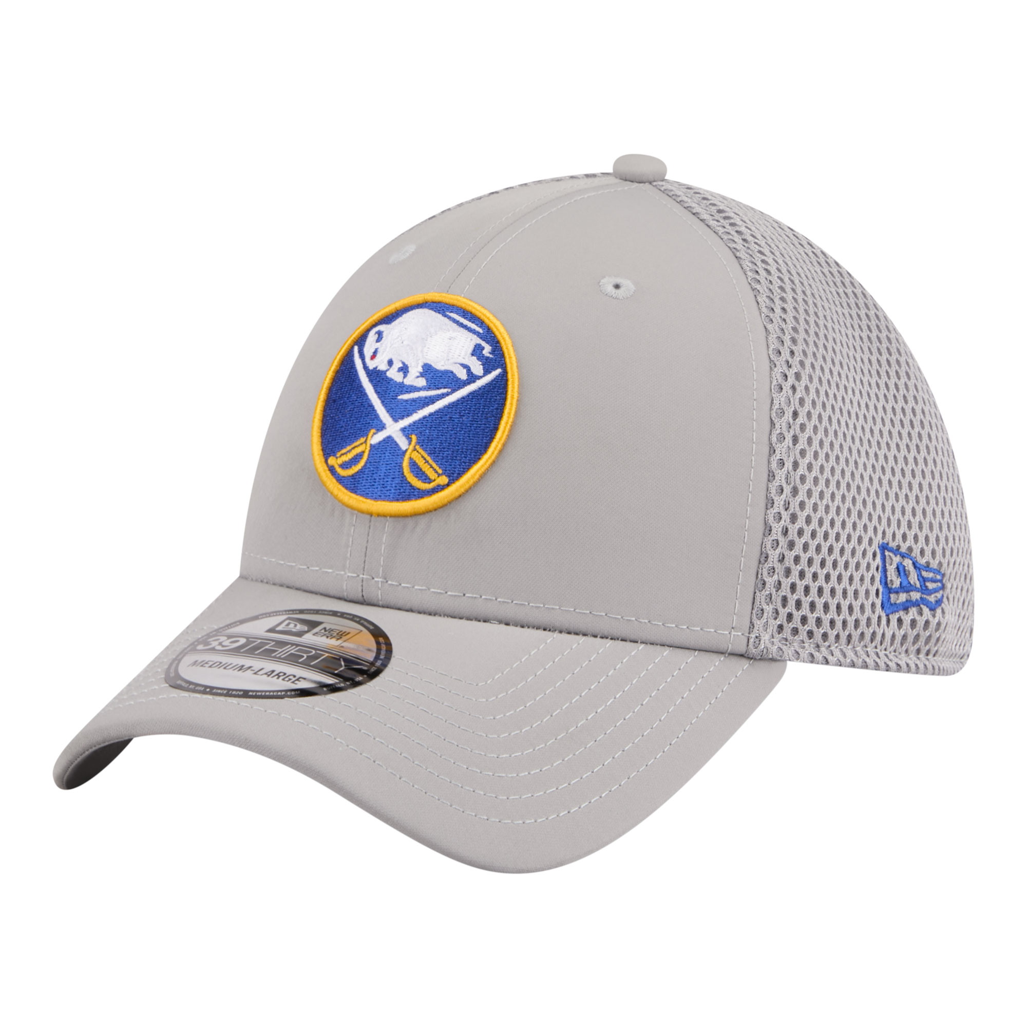 Men’s New Era Gray Buffalo Sabres Logo 39THIRTY Flex Hat Men’s New Era Gray Buffalo Sabres Logo 39THIRTY Flex Hat