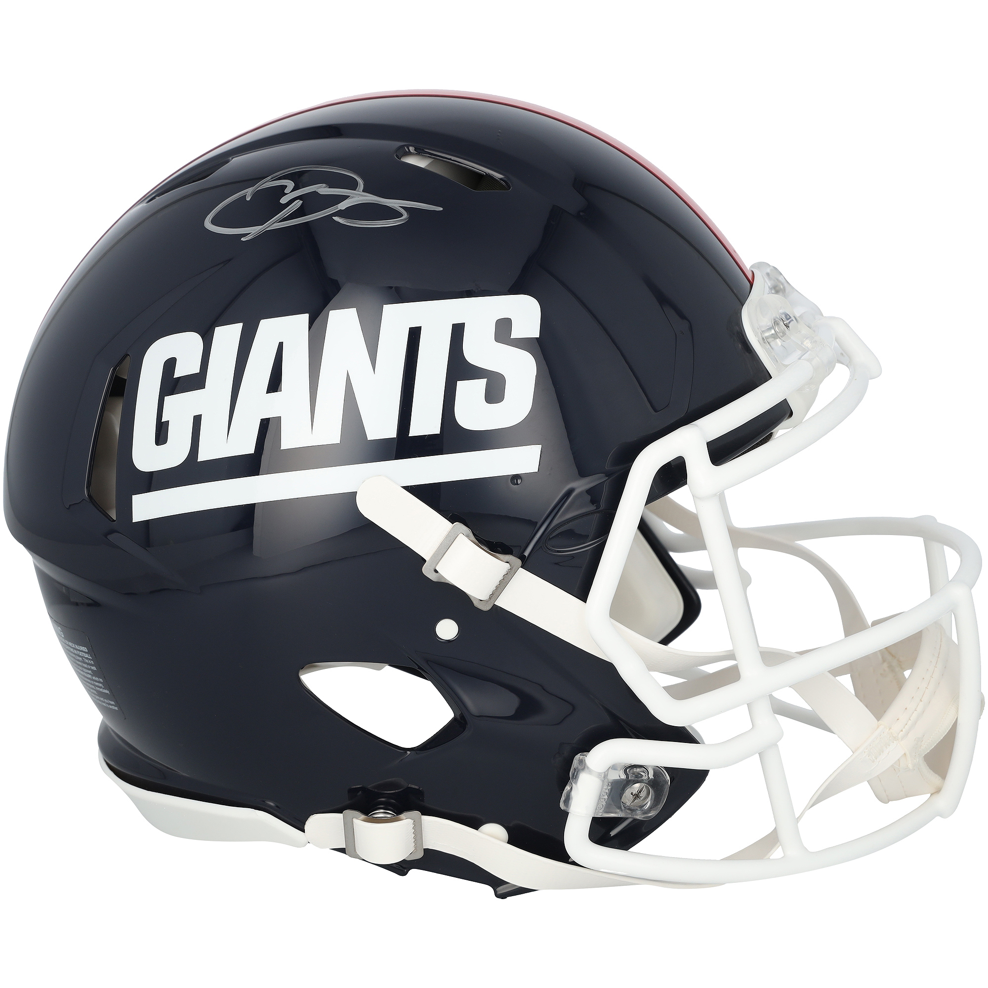Odell Beckham Jr. New York Giants Autographed Riddell 1980-1999 Throwback Speed Authentic Helmet