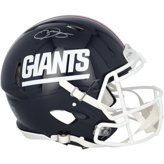 Odell Beckham Jr. New York Giants Autographed Riddell 1980-1999 Throwback Speed Authentic Helmet