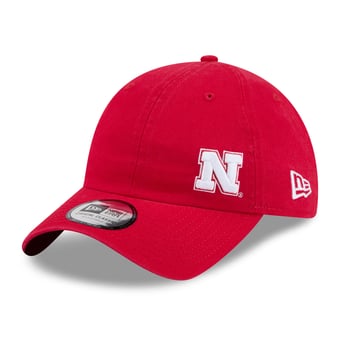 Unisex New Era Scarlet Nebraska Huskers Offset Casual Classic Adjustable Hat