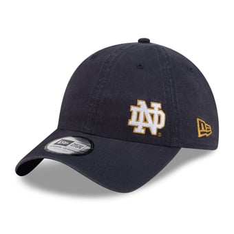 Unisex New Era Navy Notre Dame Fighting Irish Offset Casual Classic Adjustable Hat