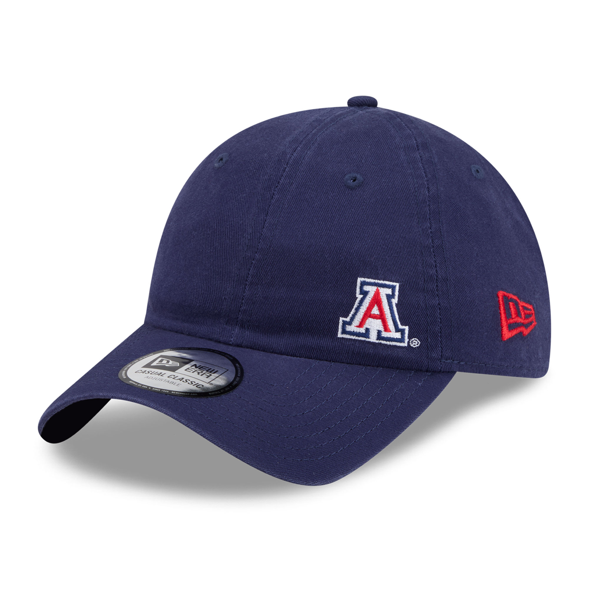 Unisex New Era Navy Arizona Wildcats Offset Casual Classic Adjustable Hat