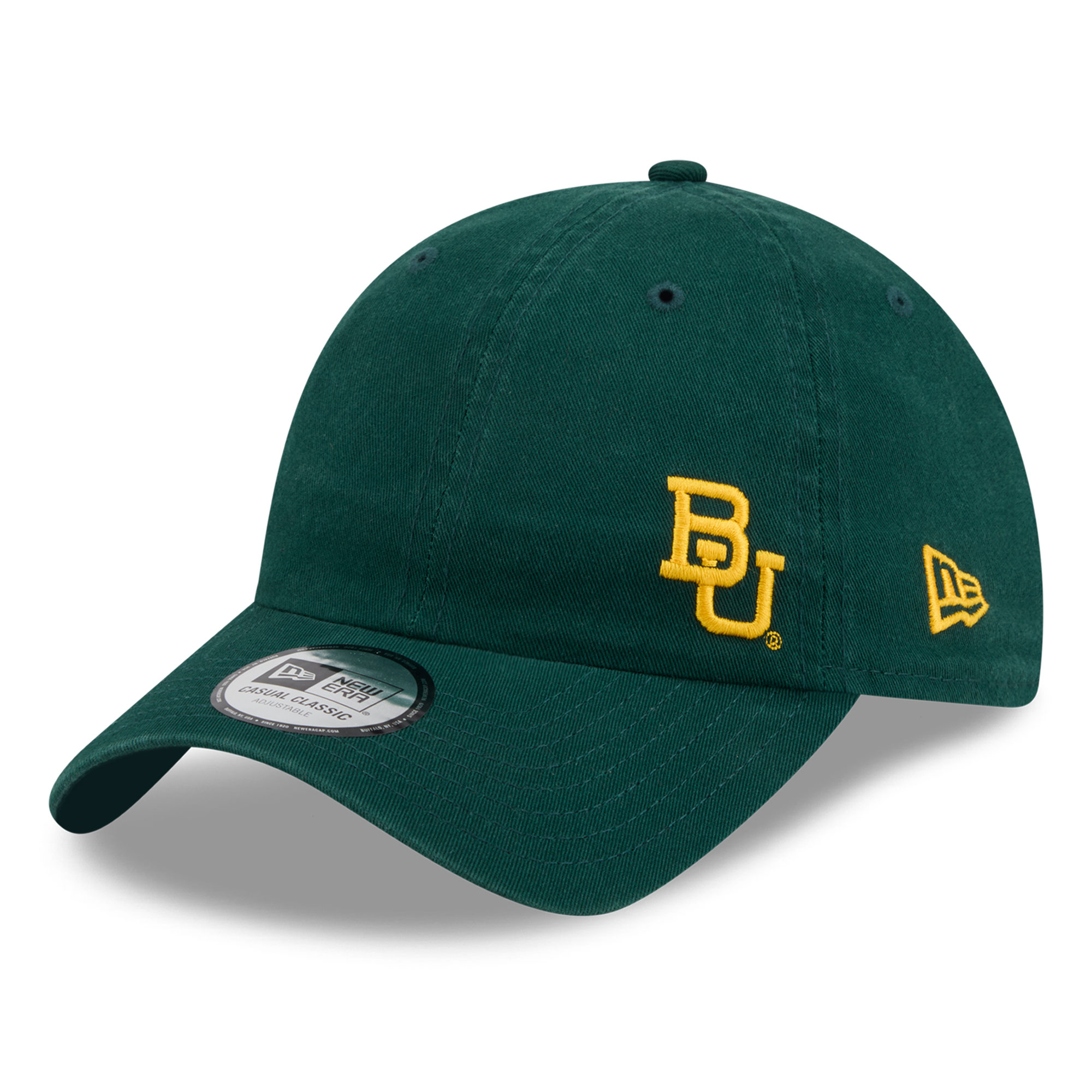 Unisex New Era Green Baylor Bears Offset Casual Classic Adjustable Hat