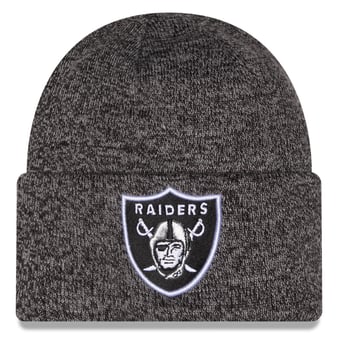 Youth New Era Black Las Vegas Raiders Marled Cuffed Knit Hat