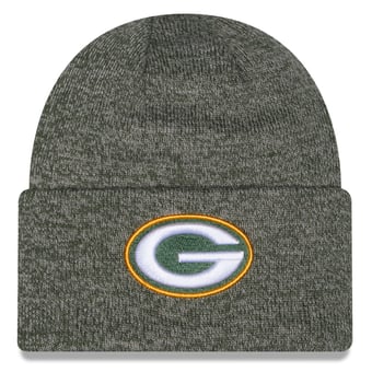 Youth New Era Green Green Bay Packers Marled Cuffed Knit Hat