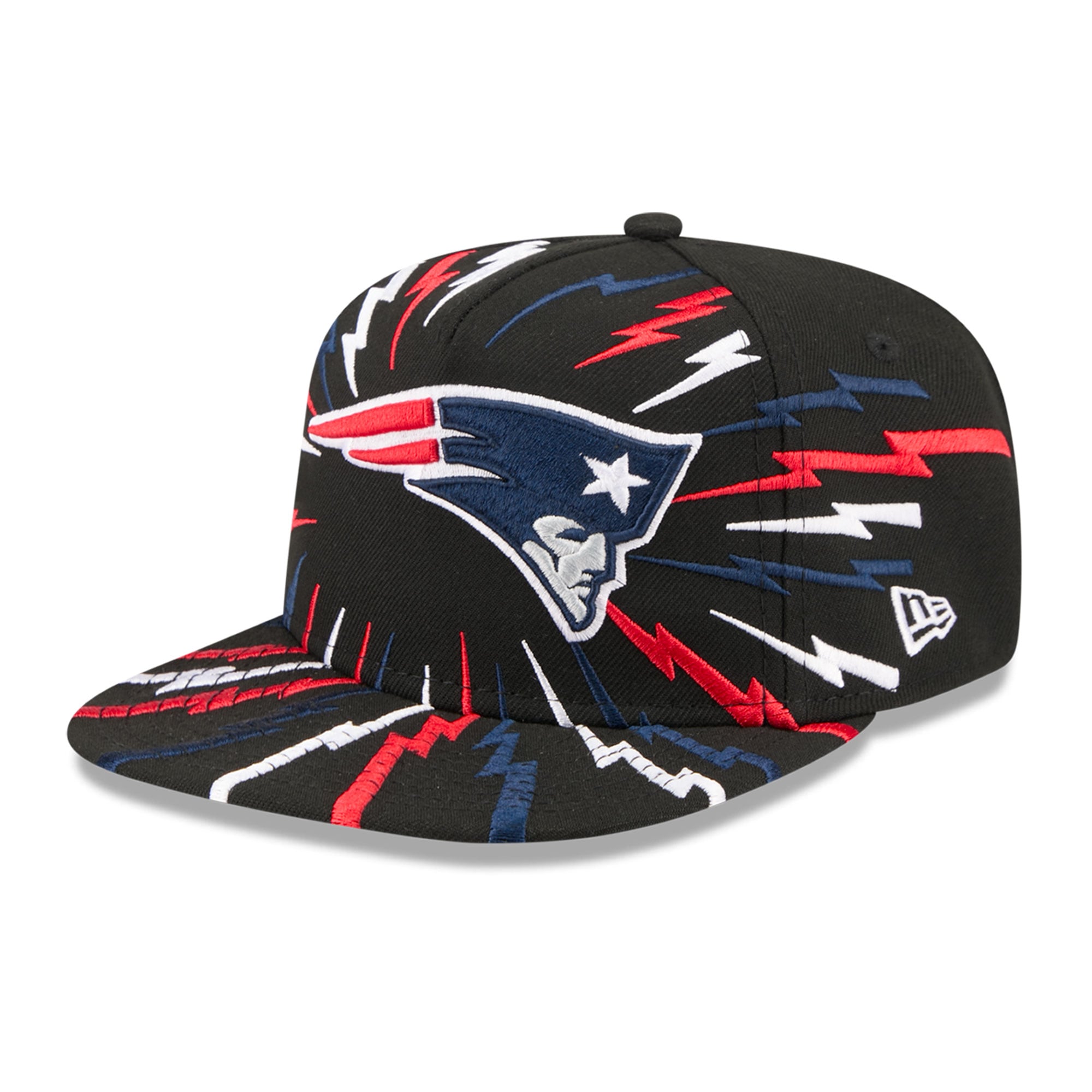 Youth New Era Black New England Patriots Bolt A-Frame 9FIFTY Snapback Hat Youth New Era Black New England Patriots Bolt A-Frame 9FIFTY Snapback Hat