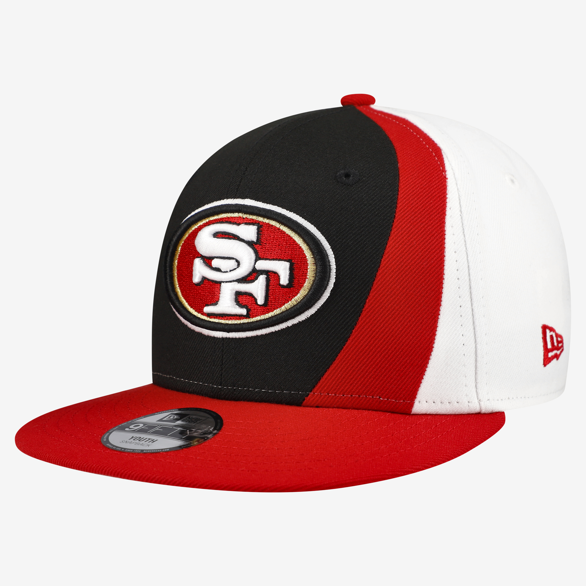 Youth New Era Black San Francisco 49ers Shock 9FIFTY Snapback Hat