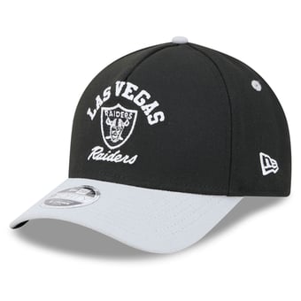 Preschool New Era Black Las Vegas Raiders Arch 9FORTY A-Frame M-Crown Adjustable Hat