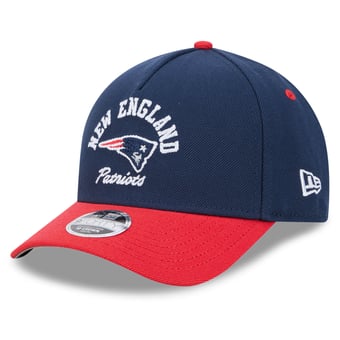 Preschool New Era Navy New England Patriots Arch 9FORTY A-Frame M-Crown Adjustable Hat