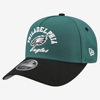 Preschool New Era Midnight Green Philadelphia Eagles Arch 9FORTY A-Frame M-Crown Adjustable Hat