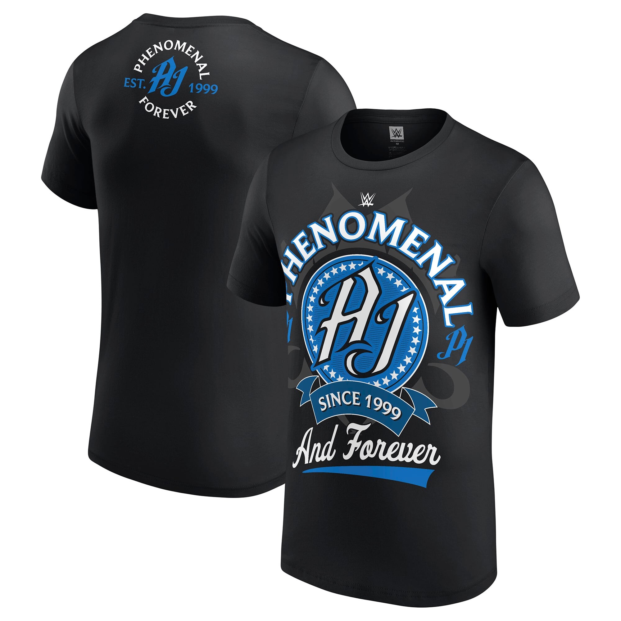 Men's Black AJ Styles Phenomenal T-Shirt