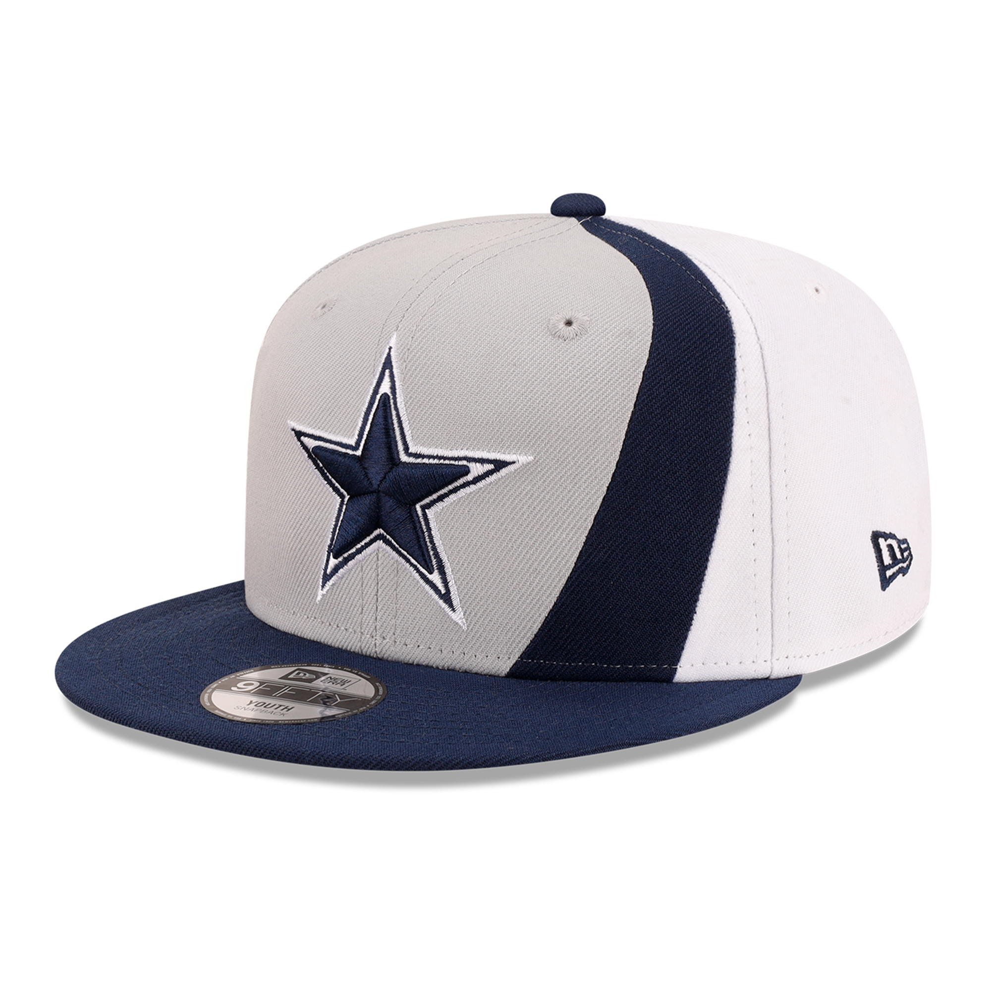Youth New Era Gray Dallas Cowboys Shock 9FIFTY Snapback Hat