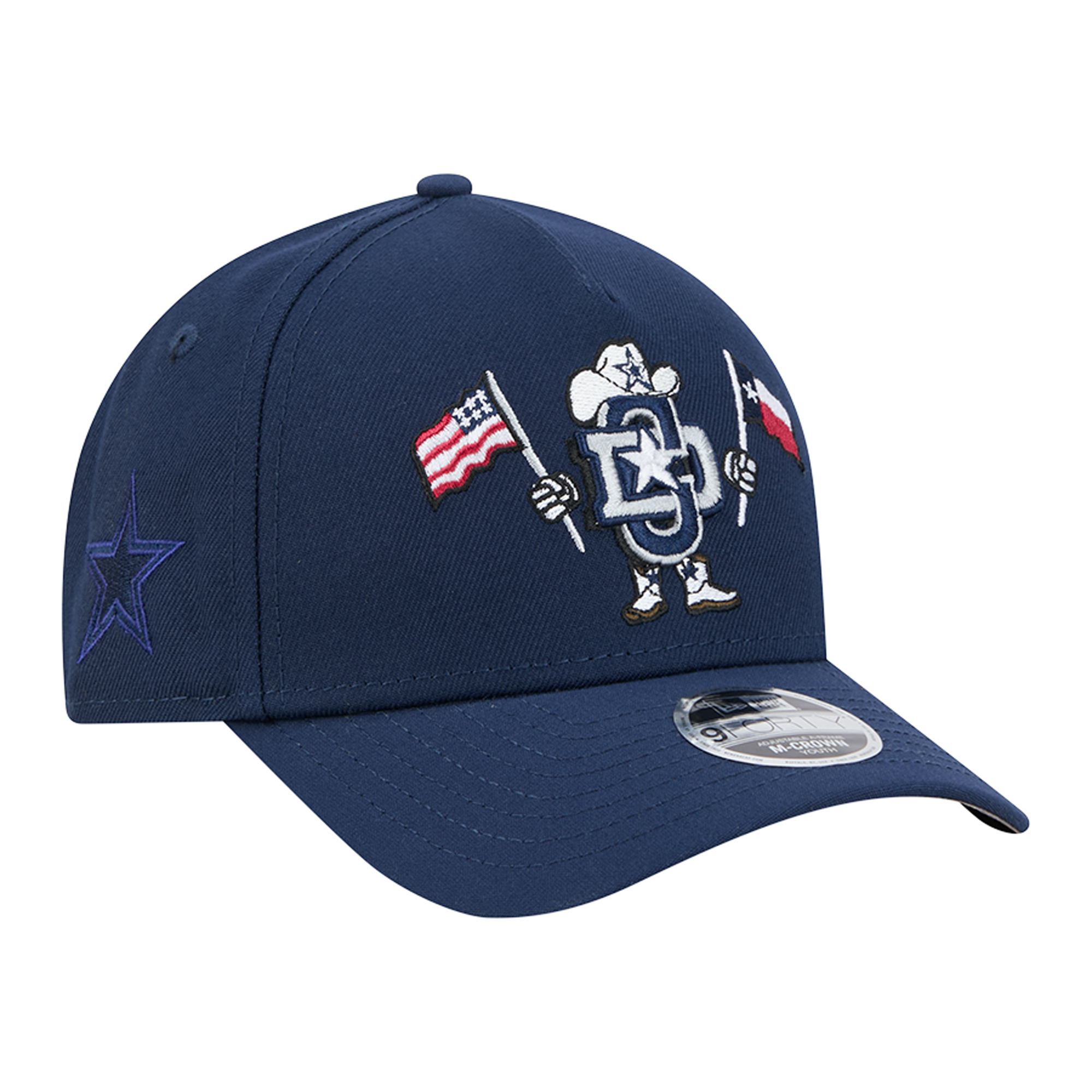 Preschool New Era  Navy Dallas Cowboys Cartoon 9FORTY A-Frame Adjustable Hat