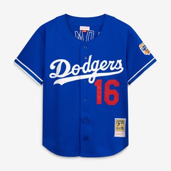 Men's Mitchell & Ness Hideo Nomo Royal Los Angeles Dodgers Big & Tall Cooperstown Collection Mesh Batting Practice Jersey