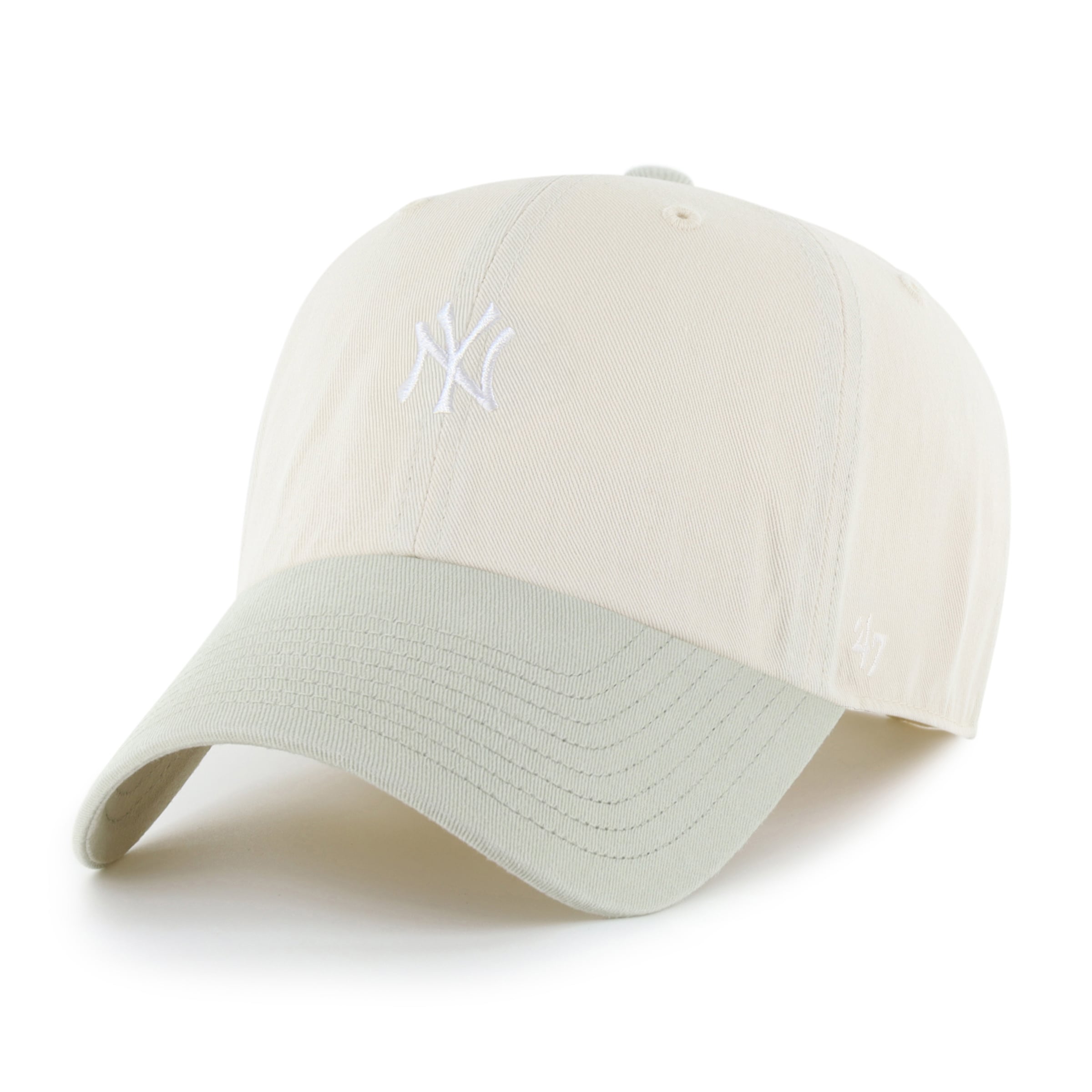 Men's '47  Light Beige/Olive New York Yankees Shades of Sport Clean Up Adjustable Hat