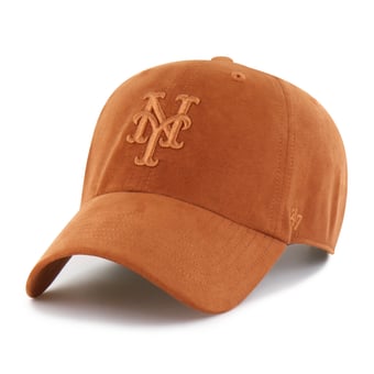 Unisex '47 Orange New York Mets Fall Feelings Ballpark Suede Clean Up Hat
