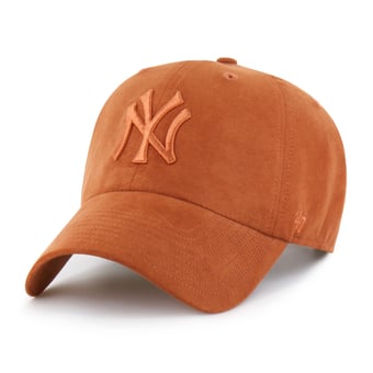 Unisex '47 Orange New York Yankees Fall Feelings Ballpark Suede Clean Up Hat