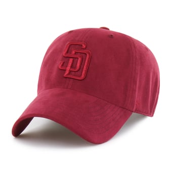 Unisex '47 Red San Diego Padres Fall Feelings Ballpark Suede Clean Up Hat