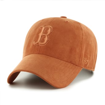 Unisex '47 Orange Boston Red Sox Fall Feelings Ballpark Suede Clean Up Hat