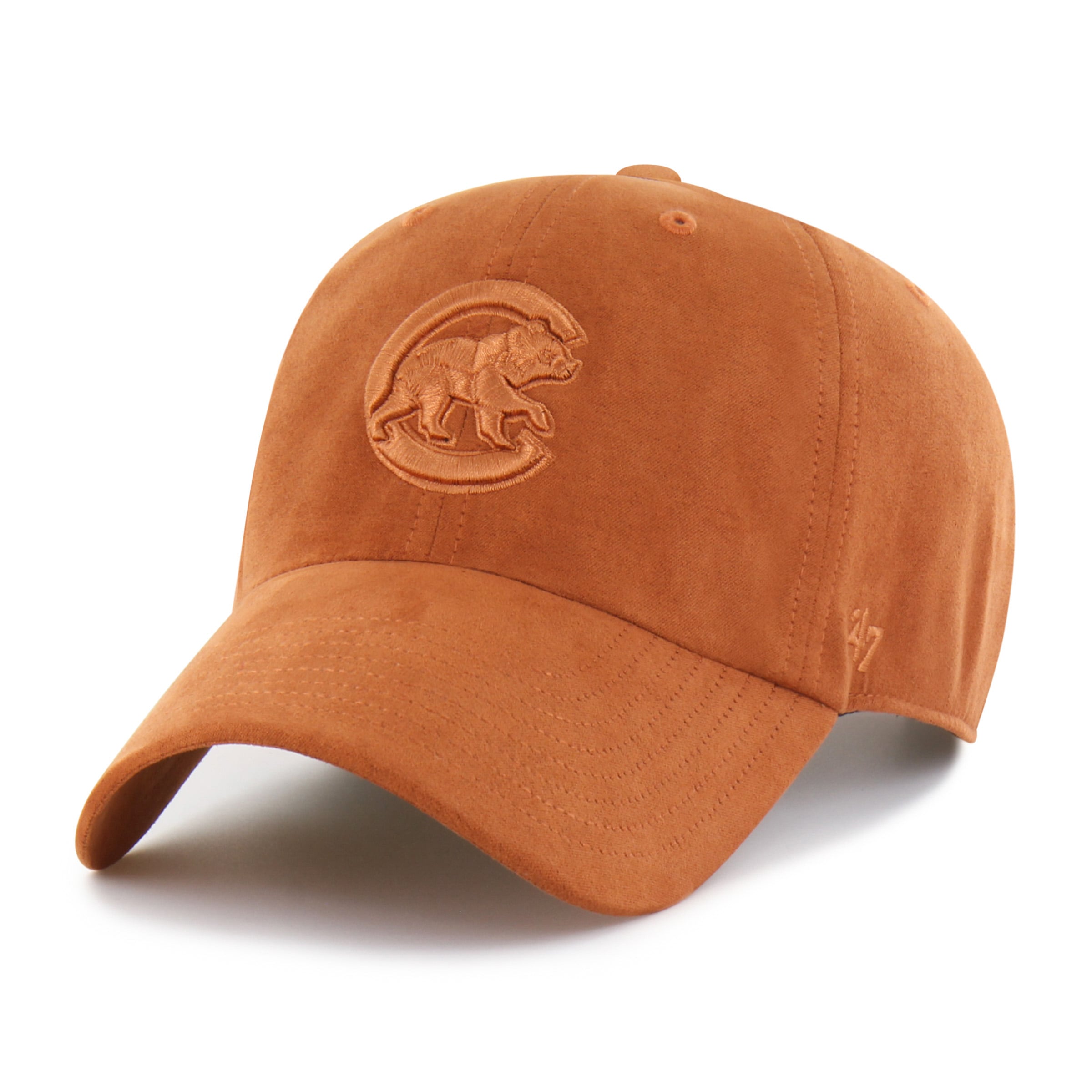 Unisex '47 Orange Chicago Cubs Fall Feelings Ballpark Suede Clean Up Hat