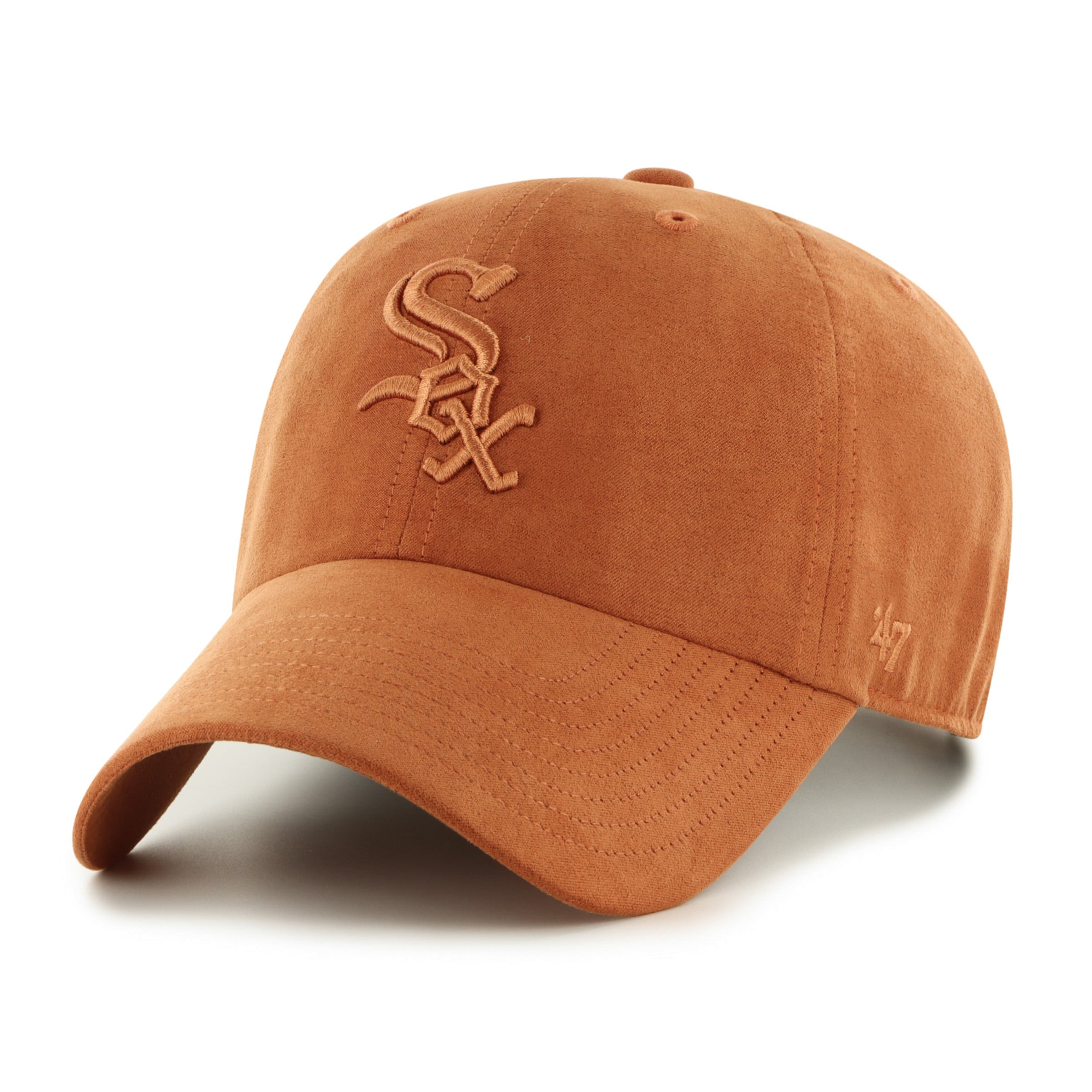 Unisex '47 Orange Chicago White Sox Fall Feelings Ballpark Suede Clean Up Hat