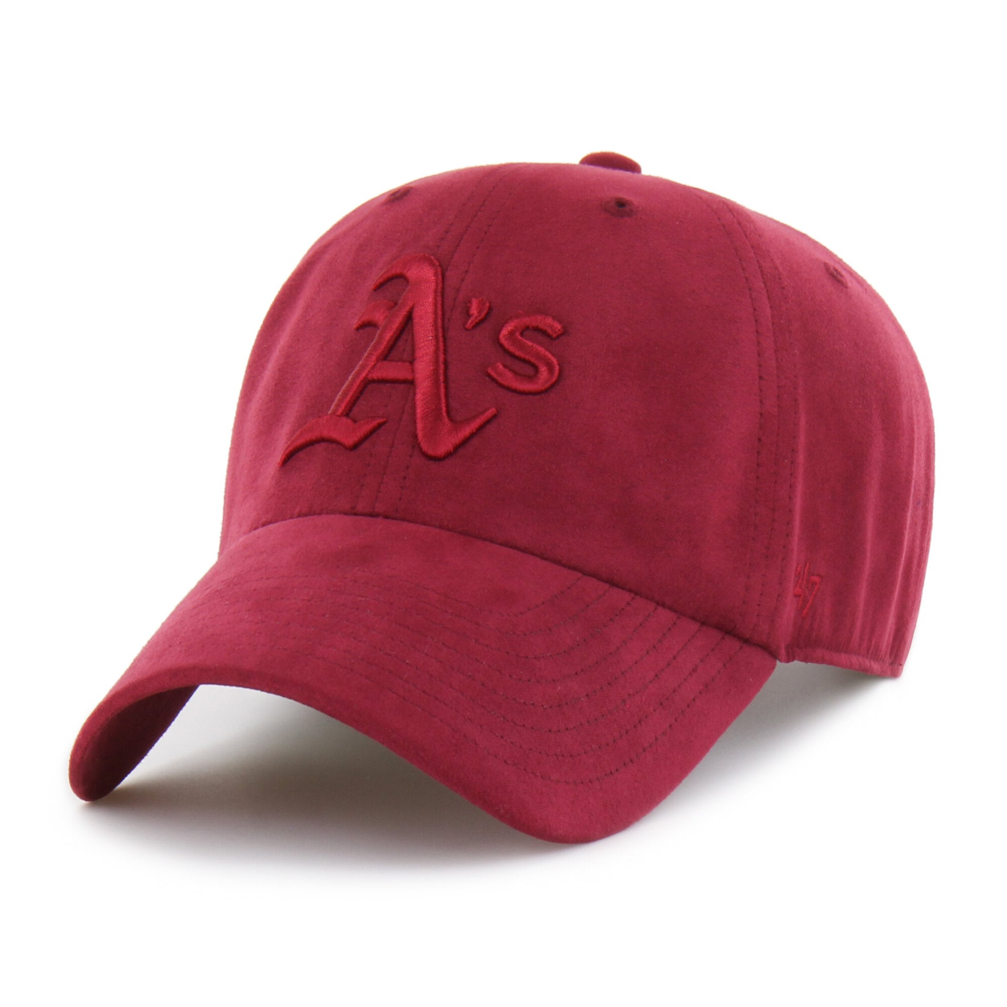 Unisex '47 Red Athletics Fall Feelings Ballpark Suede Clean Up Hat