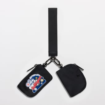lululemon Cleveland Guardians Dual Pouch Wristlet