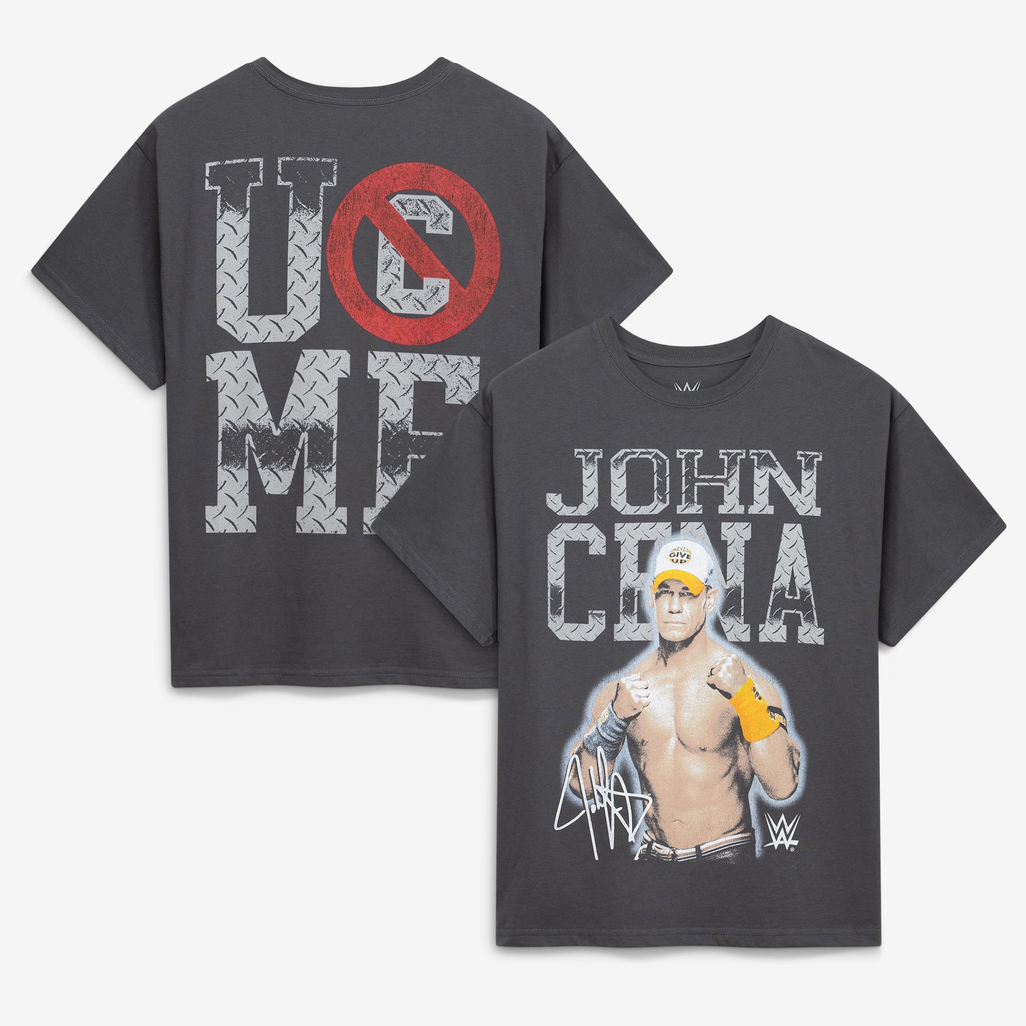 Men's Goodie Two Sleeves  Charcoal John Cena U Cant C Me Graphic T-Shirt