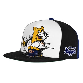 Youth Mitchell & Ness  Black Denver Nuggets Mascot Snapback Hat