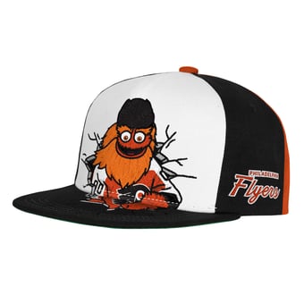 Youth Mitchell & Ness  Orange Philadelphia Flyers Mascot Snapback Hat
