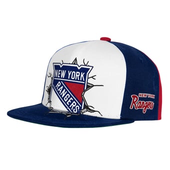 Youth Mitchell & Ness  Navy New York Rangers Mascot Snapback Hat