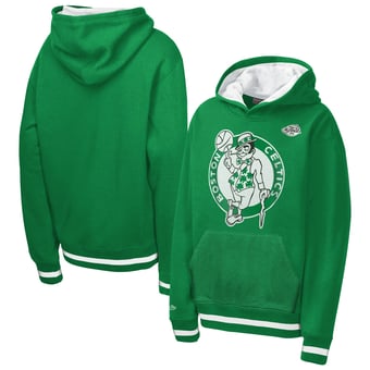 Youth Mitchell & Ness  Kelly Green Boston Celtics Playmaker Fashion Fleece Hoodie