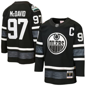 Youth Mitchell & Ness Connor McDavid Black Edmonton Oilers 2019 All-Star Game Power Play Jersey