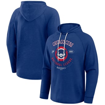 Men's Darius Rucker Collection by Fanatics  Royal Chicago Cubs Raglan Hooded Long Sleeve T-Shirt