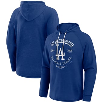 Men's Darius Rucker Collection by Fanatics  Royal Los Angeles Dodgers Raglan Hooded Long Sleeve T-Shirt