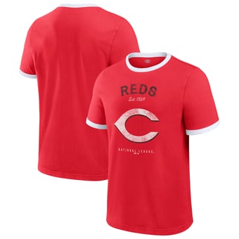 Men's Darius Rucker Collection by Fanatics  Red Cincinnati Reds Washed Ringer T-Shirt