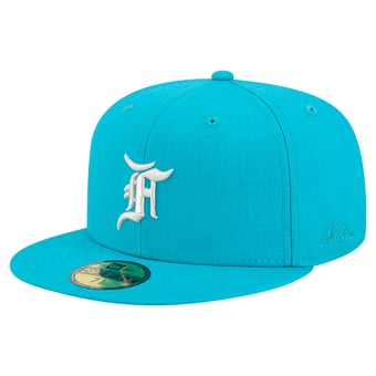 Men's New Era x Fear of God Teal Miami Marlins 59FIFTY Fitted Hat
